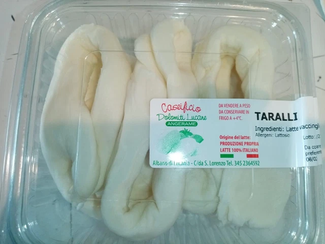 Taralli a pasta di mozzaella latte vaccino da 900 grammi
