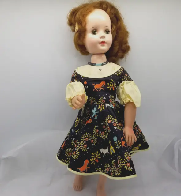 Sweet Sue Doll 17/18" Hard Plastic Vtg 50s Jointed Red Rooted Hair American Char