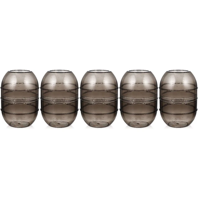Confezione da 5 tinture per capelli parrucchiere shaker Pp strumenti per la tintura dei capelli