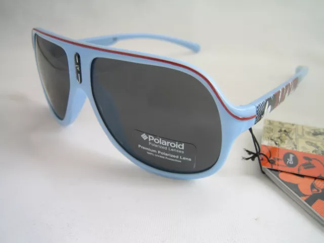 Disney Sunglasses By Polaroid Official Mickey Mouse D0213B Blue Bnwt Genuine