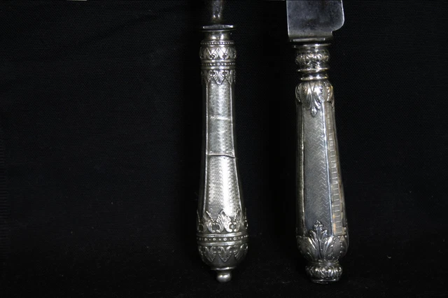 12 FOURCHETTES A Huîtres Argent Massif Minerve Émile Puiforcat EUR 245
