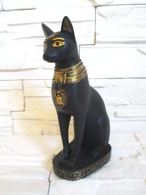 Bastet Katze Cat Göttin der Fruchtbarkeit Ägypten Egypt NEU 28 cm !!