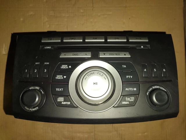 MAZDA 3 MK2 Bl 2009 - 2014 Radio/CD/Stéréo Tête Unité 60630 BDA666ARX - N° Code