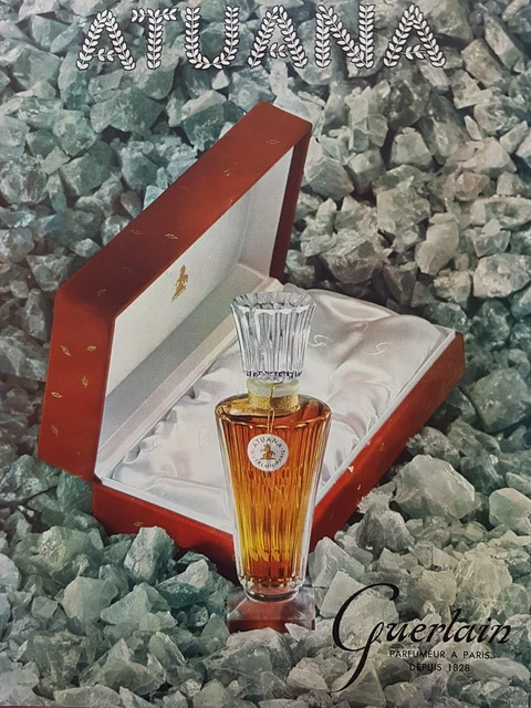 GUERLAIN parfum "ATUANA" PUBLICITE  1952  Print AD 1743