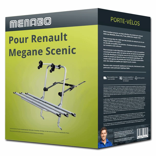 Clip Pour Rideau De Porte Arrière - Compatible Mégane 2/3, Scénic 2/3, Laguna 2 - Référence 8200163859, Remplacement Direct