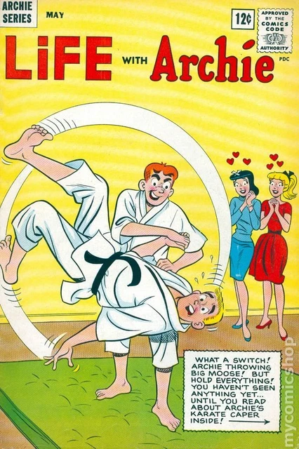 Life with Archie #20 VG- 3.5 1963 Stock Image Low Grade