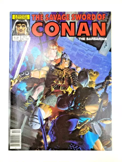 Savage Sword of CONAN #105 October 1984 Marvel Comics