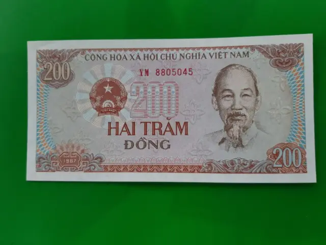 Viet Nam ~ Billet  200 Dong 1987✨  Vietnam  Banknote  Banconota