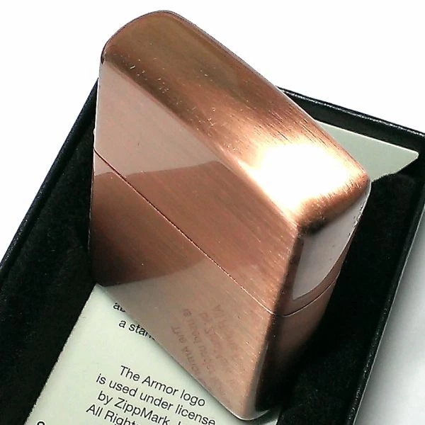 Zippo Oil Lighter 1941 Replica Armor Case Antique Copper Vintage Brass New 3
