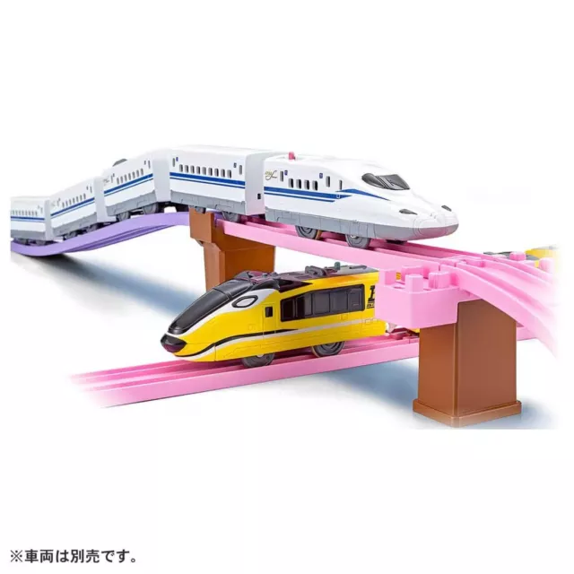 Takara Tomy Tomica Plarail Scenery Color Rail Kit -Flower & Railroads (NO TRAIN) 3