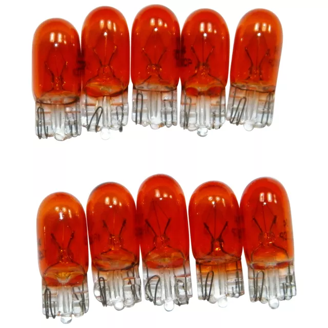 #194-NA 194 AMBER Bulbs For Dash & Side Marker (10 PK) #27