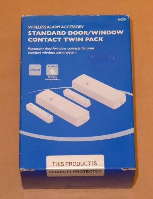 TATTY Friedland Wireless Standard Door/Window Contact Twin Pack 433MHz DC55 DC5