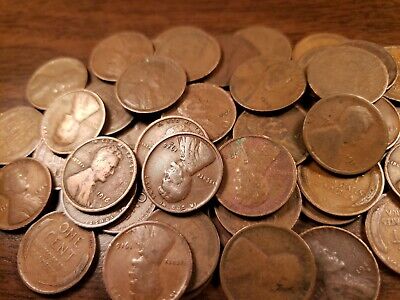 Teens And Twenties Lincoln Wheat Cent Roll 1909-1929 PDS