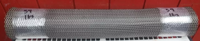 Stainless Steel Conveyer Belt 20x191 SS Chain Link Mail Roll Sheet 39lb 12 Gauge