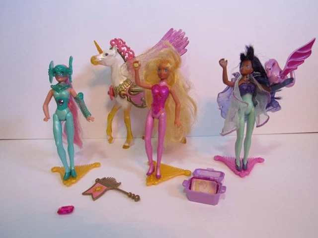Lot De 10 Emballages Cadeaux Vintage - Licorne Princesse Gwenevere Power Jewel Riders (1995) - Neufs