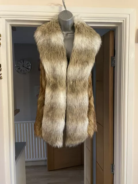 Matalan black on sale fur gilet