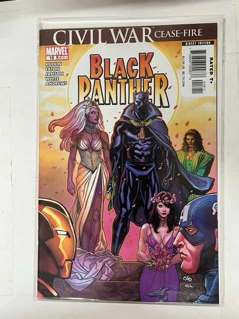 Black Panther #18 First Print Marvel Comics (2006) Civil War Wedding Storm