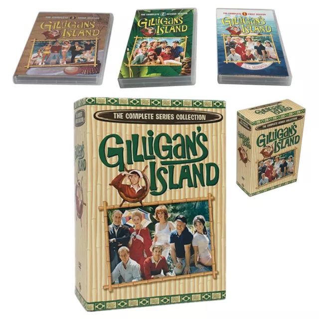 Gilligan's Island The Complete TV Series DVD 17-Disc New Box Set Collection R1