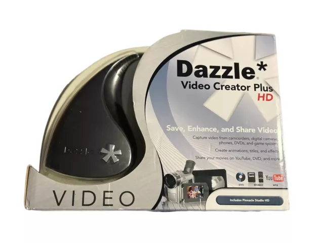 Dazzle DVC-107 Video Creator Plus HD Pinnacle USB Video Capture Device|New