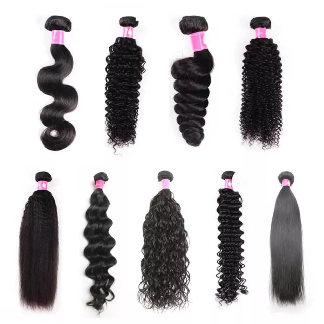 Brazilian/Cambodia/Peruvian VIRGIN HAIR 100% Real Virgin human Hair 100g 12A 1b