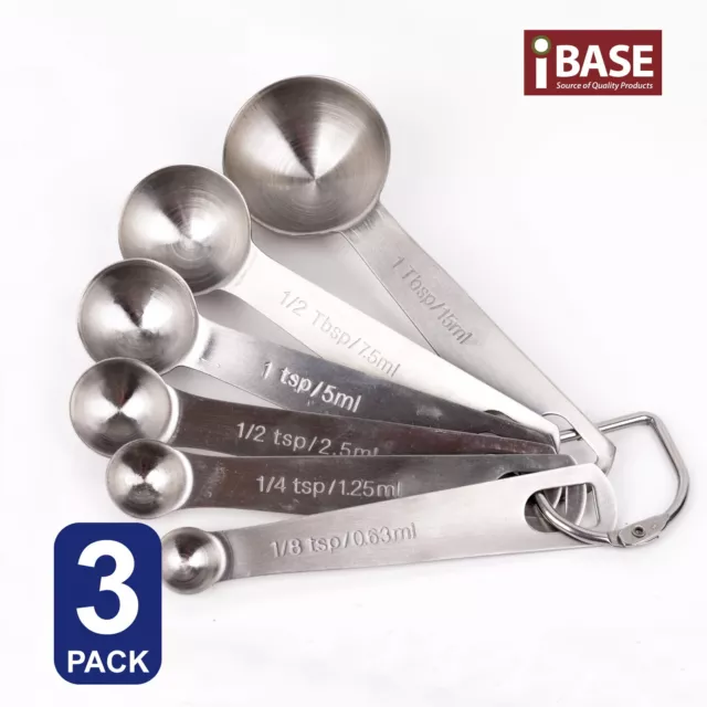 Measuring Spoons Set Stainless Steel Jugs Tea Coffee Kitchen Baking Home Tool