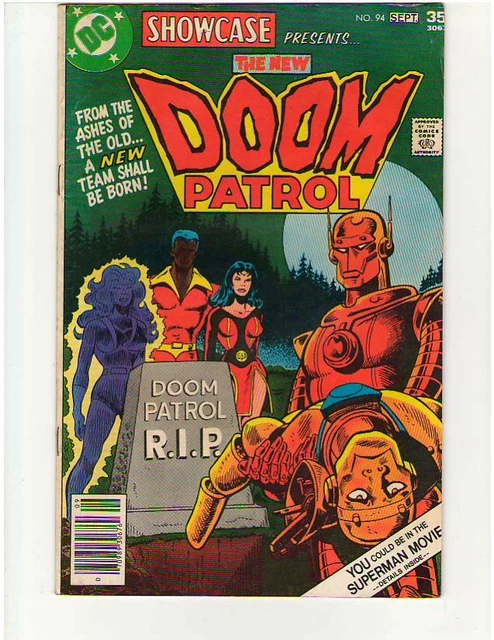 Showcase #94 1St New & Origin Doom Patrol! New Robotman! Celsius! Joe Staton Art