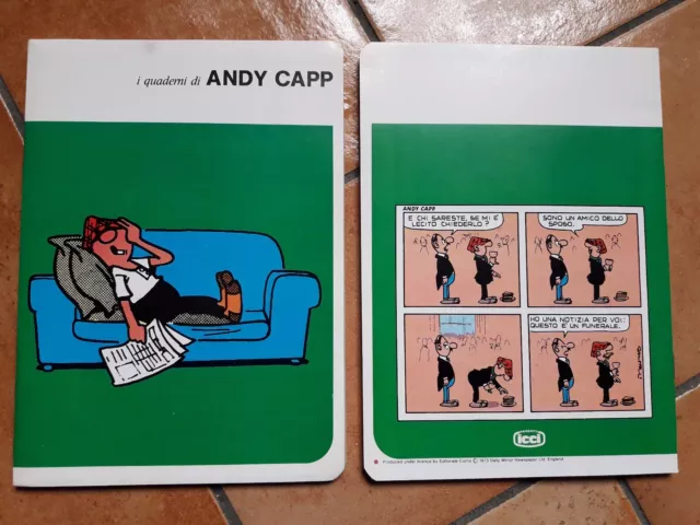 QUADERNO VINTAGE ANNI 70 (1973)  SCUOLA ELEMENTARE SERIE ANDY CAPP new