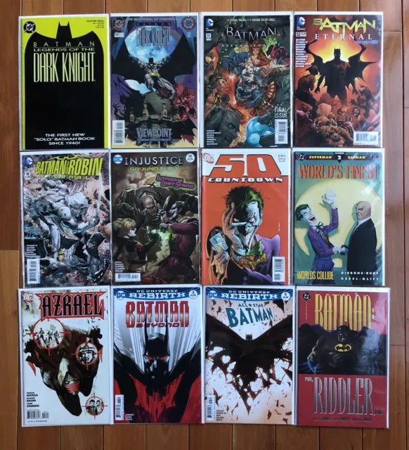 Batman 12 Book Lot (DC) Legends Dark Knight #0, 1 Jock Andy Kubert Final Issue