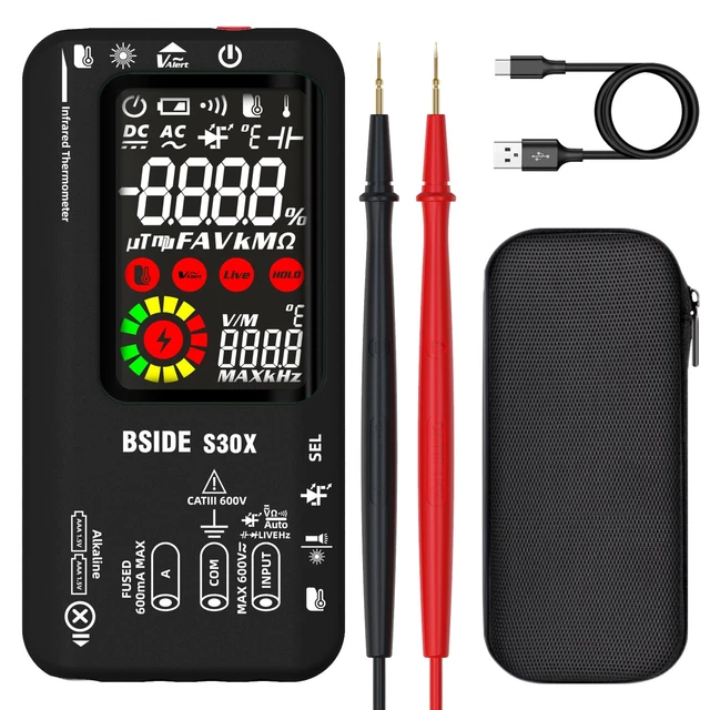 Tester Multifunzione Transistor TC1 - Per Diodi, Transistor, Condensatori