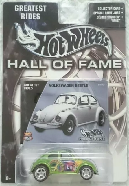 Hot Wheels Redline Vw Käfer Bug Beetle Flower Power -Hall Of Fame- Real Riders