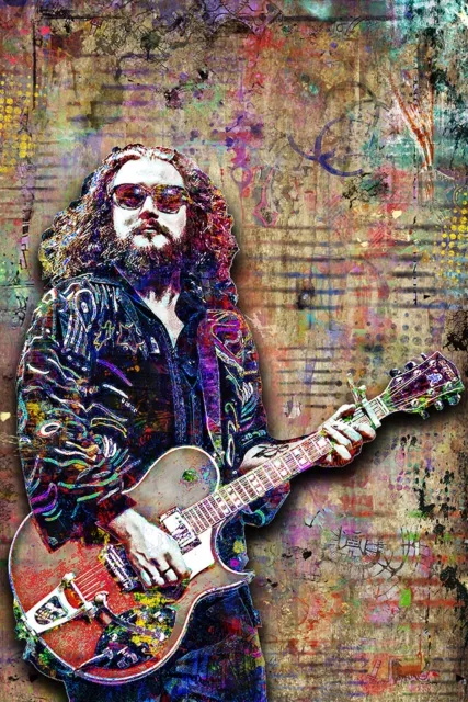 Jim James My Morning Jacket 12x18in Poster Jim James Print Tribute Free Shipping