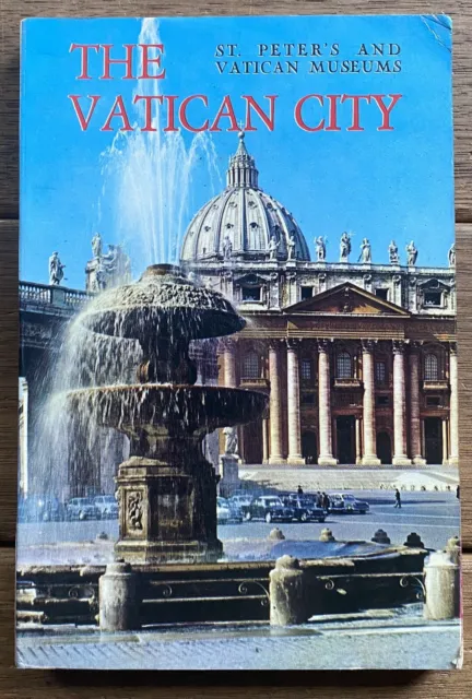 The Vatican City - St. Peter's, Sistine Chapel & Museums Mid Century Paperback