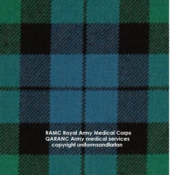 BRITISH ARMY RAMC QARANC field Medical services Scottish Div tartan