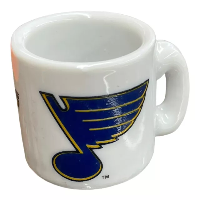 St Louis Blues NHL Vintage Franklin Mini Gumball Ceramic Hockey Mug In Case