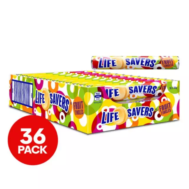 6 x Life Savers Fruit Tingles 34g AU Free Shipping