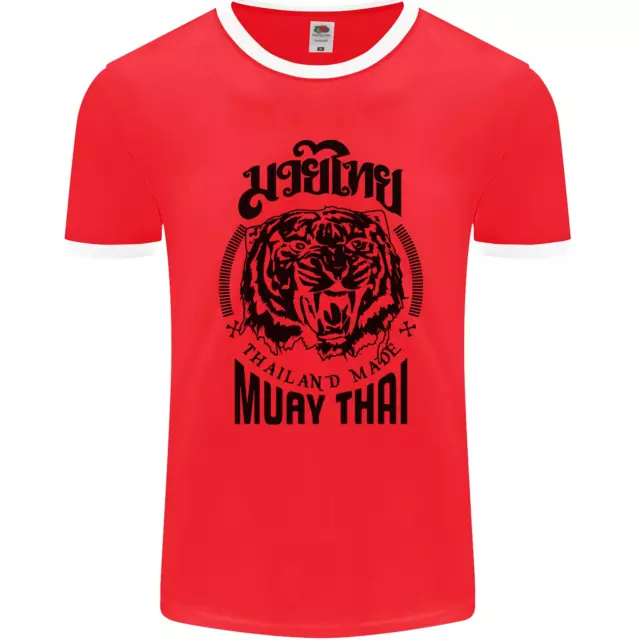 Maglietta Muay Thai Fighter Warrior MMA Arti Marziali Uomo FotoL