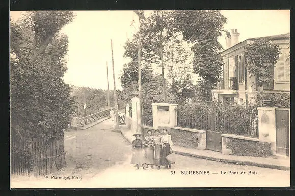 CPA Suresnes, Le Pont de Bois
