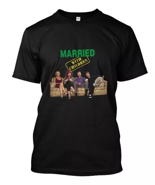 RARE!! NWT 6649-Married With Children Intro Cast T SHIRT Size S-4XL