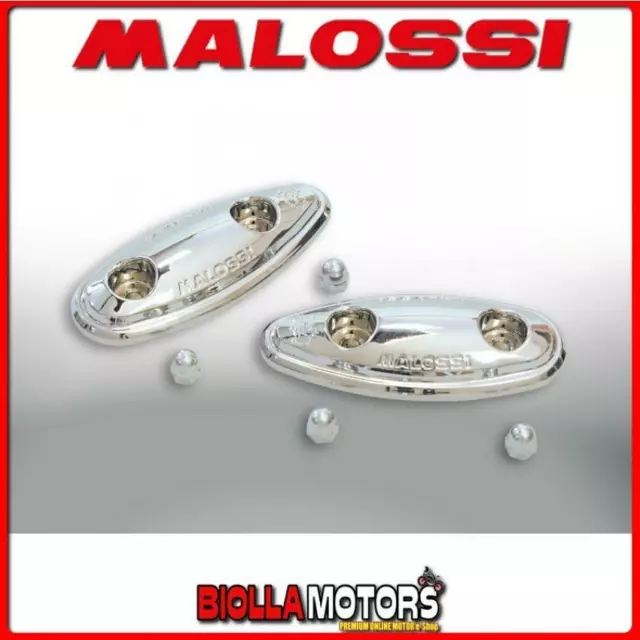 2513138.C0 2 Coperture Specchietti Malossi Yamaha Tmax (Carb.) 500 4T Lc 2001->2