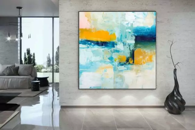 Large Paintings On Canvas Abstract Canvas Art Modern Art Contemporary Art Extra