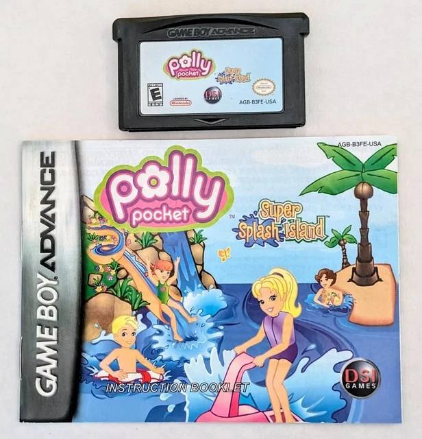 POLLY POCKET: SUPER Splash Island Con Manual Nintendo Gameboy