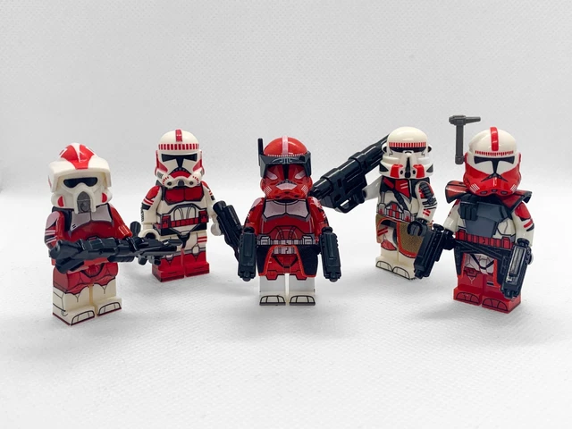 LEGO STAR WARS Coruscant Guard Clone Troopers, Commander Fox, ARF ...