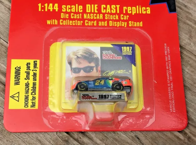 NASCAR 1997 Racing Champions Preview Edition #24 Jeff Gordon 1:144 Die Cast NIP