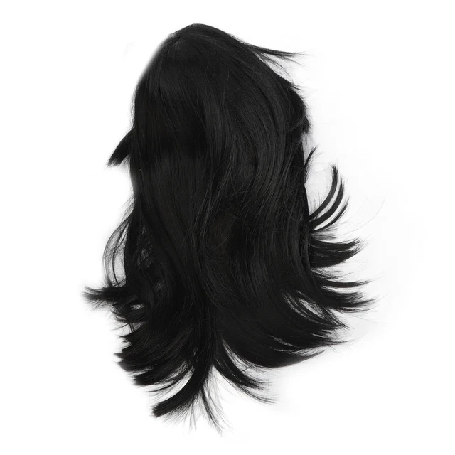 Men Short Hair Wig Fashionable High Temperature Synthetic Hair Fluffy Cospla Zz1