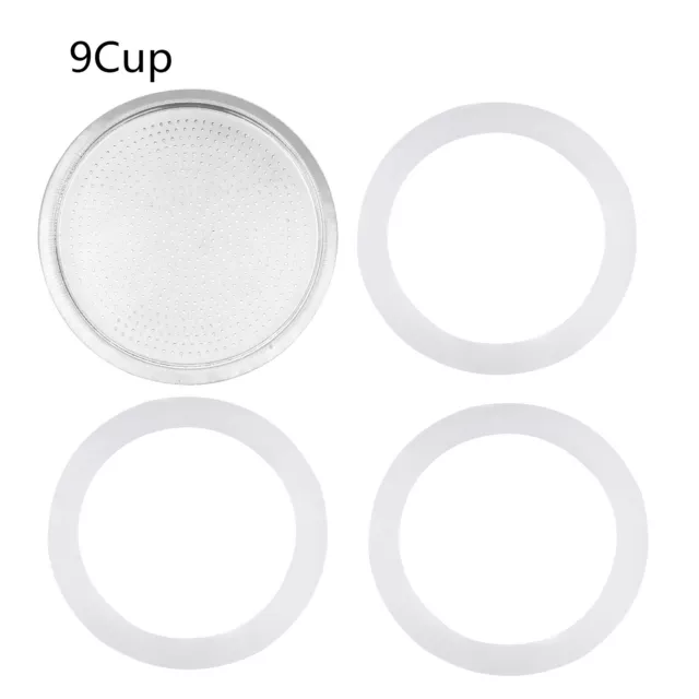 3/6/9/12 Cup Silica Gel Gasket Seal Ring_Aluminum Filters for Moka Pot Coffee