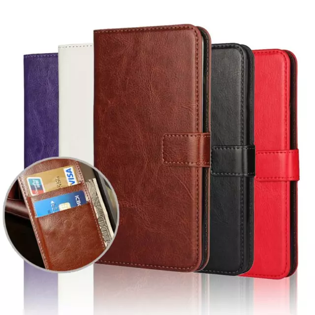 Premium Wallet Leather Book Case Cover Flip For Nokia 1,2,3,5,6,8,3.1-5.1-6.1-7p