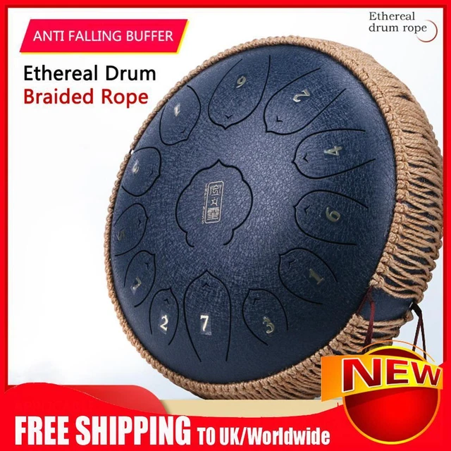 Handmade Handpan Decoration Woven Rattan Rope Steel Tongue Drum Braided Ropes