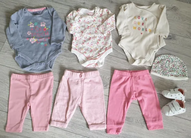 Baby Girl Clothes Bundle First Size & Up To 3 Months. Some Are New never worn