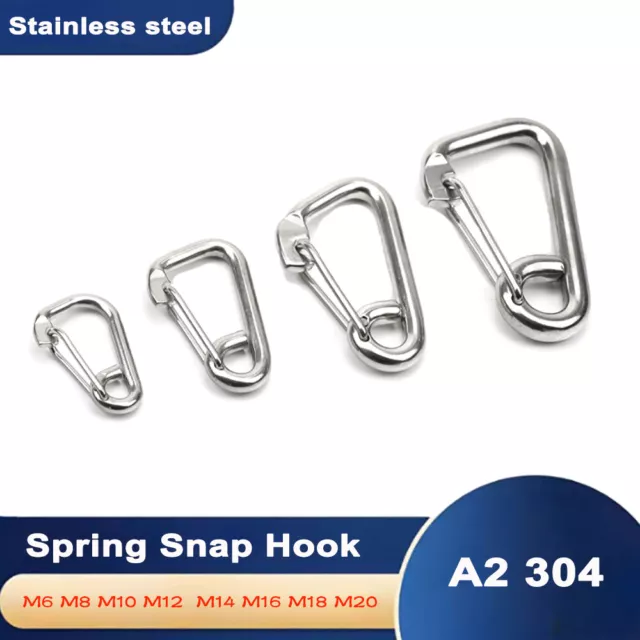 uxcell 20pcs Stainless Steel Spring U Clip Silver Tone 21.4mm x 12mm
