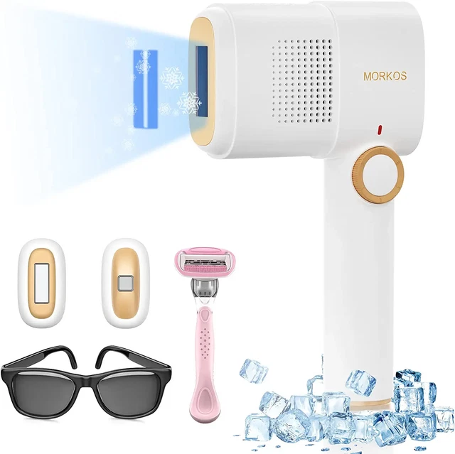 Appareil D'épilation 3en1 OPT Laser/IPL à Usage Domestique - Fonction Refroidissement - Puissance 150W - Neuf